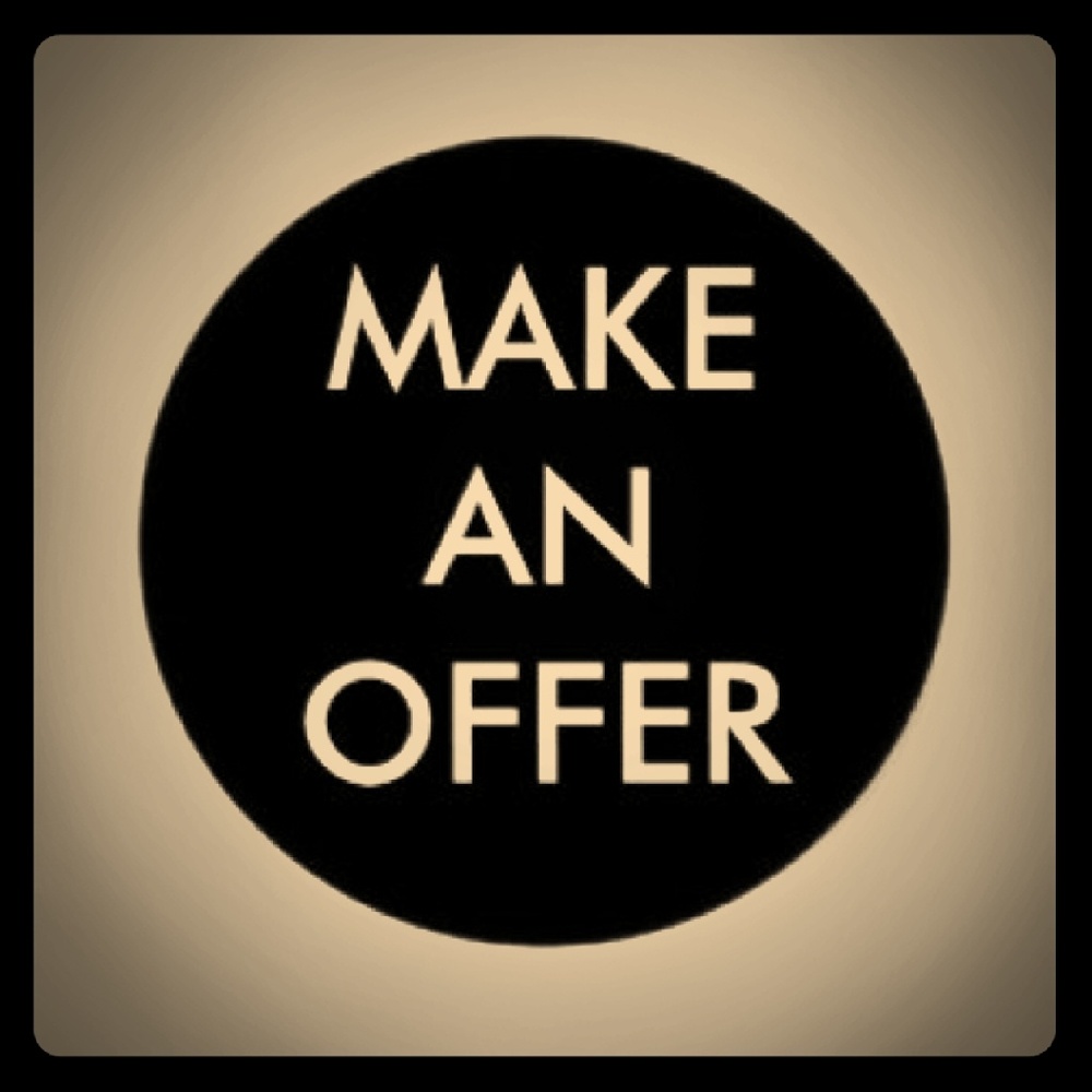 Reasonable offers are accepted